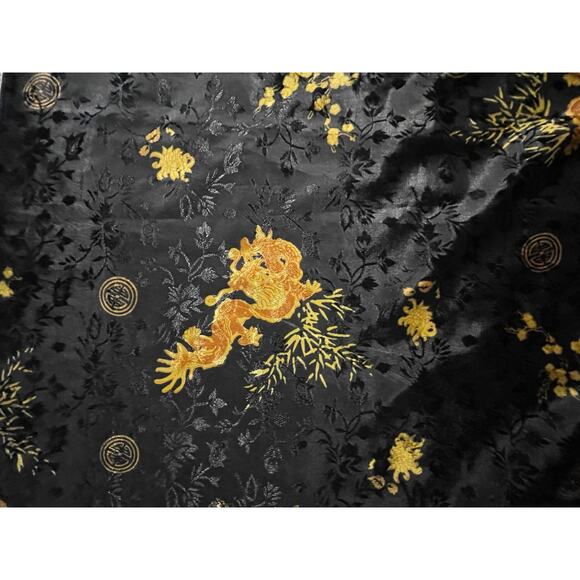 Vintage Sante Classics Kaftan - One Size - Asian Inspired - Mystical Dragon -EUC - Picture 2 of 9